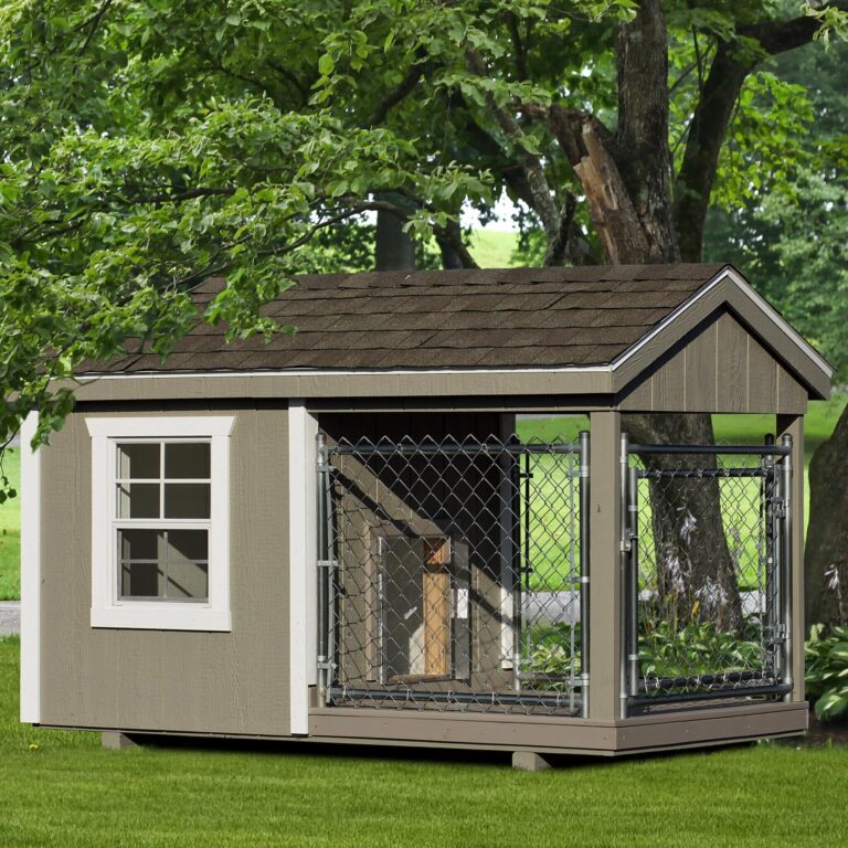 4x8 dog kennel house