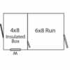 8x10 Dog Kennel Floor Plan