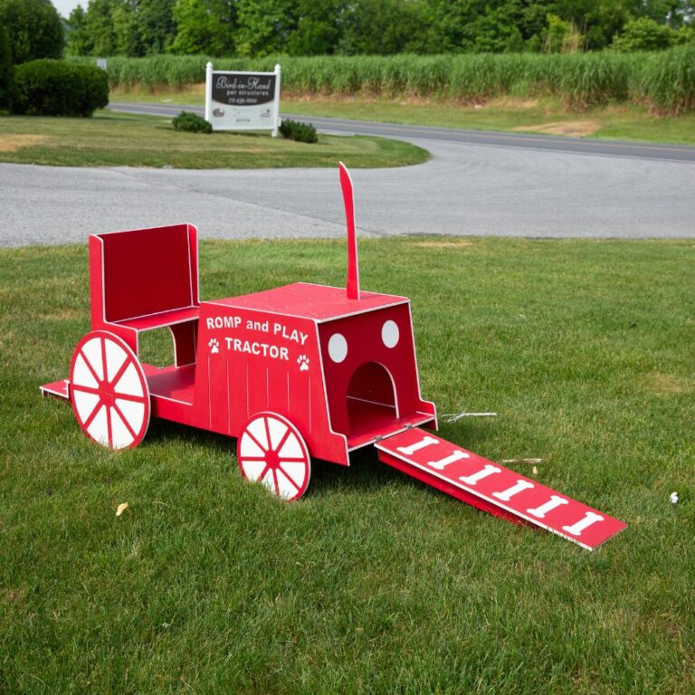 Custom Yard Toys for Dogs Tractor