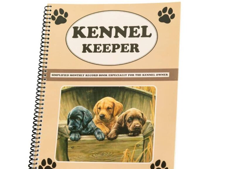 Kennel Keeper Kennel Record Book